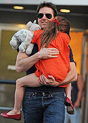 Három hónap után találkozott kislányával Tom Cruise