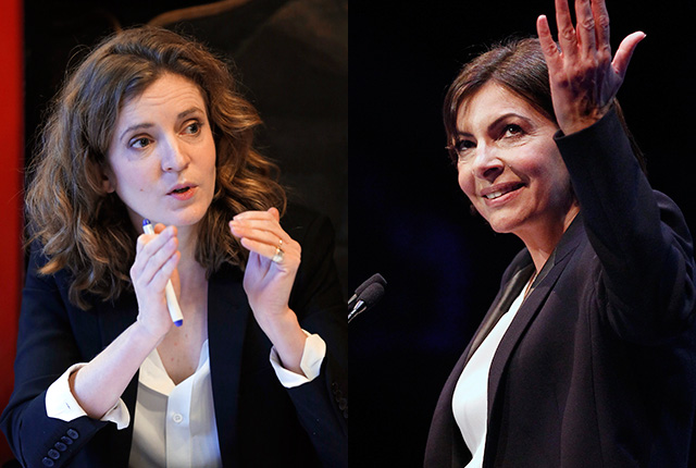 Nathalie Kosciusko-Morizet és Anne Hidalgo főpolgármester jelöltek