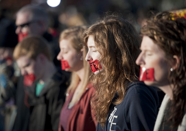 Abortusz ellenes tüntetés Washingtonban