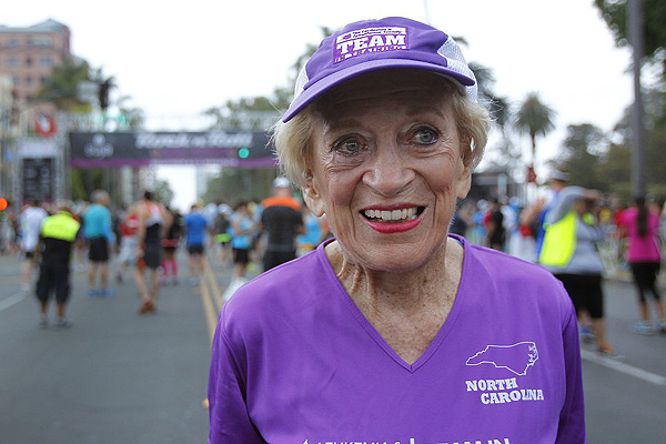 91 évesen futotta le a maratont a nagyi
