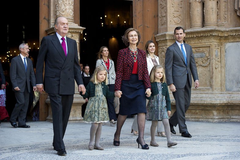 I. János Károly király, Zsófia és Leonor hercegnő, Zsófia királyi hercegnő, Letizia és Fülöp herceg