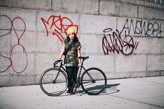 Ilyen a New York-i bicajos divat - képek