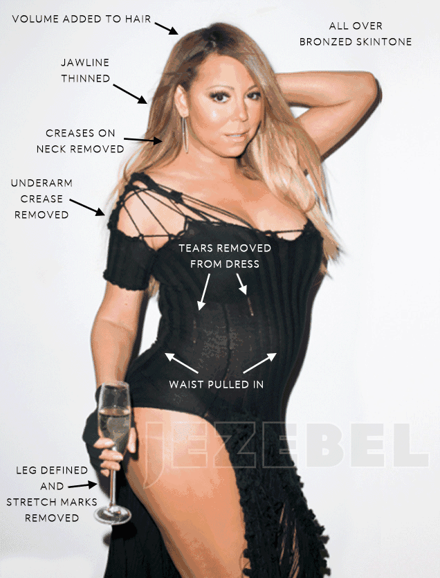 Brutális kép Mariah Carey-ről
