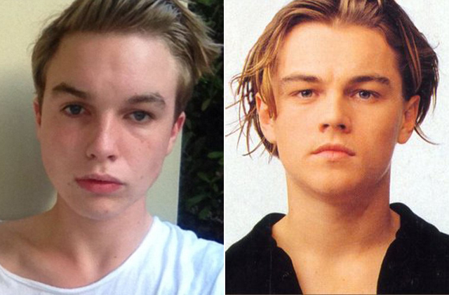 Balra Charles Levi, jobbra DiCaprio, tinédzserként