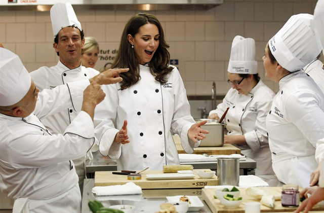Luxus főzőtanfolyamra jár Katalin hercegné