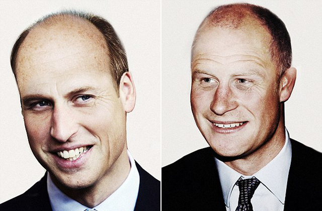 Így fog ki nézni Vilmos és Harry herceg 50 évesen - képek