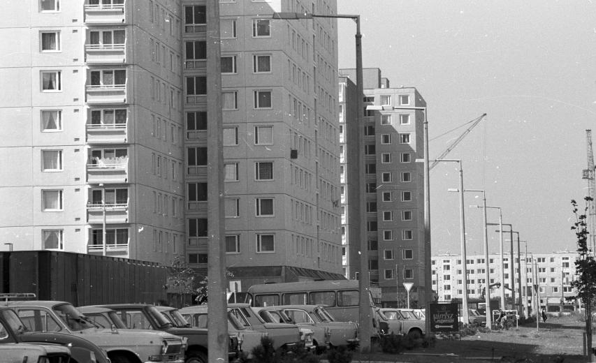 Marcalváros 1987-ben (Fotó: Fortepan/VÁTI Építésügyi Dokumentációs és Információs Központ Tervtára) )