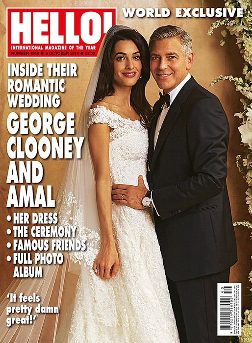 Íme, az első esküvői fotó Geroge Clooney-ékról!
