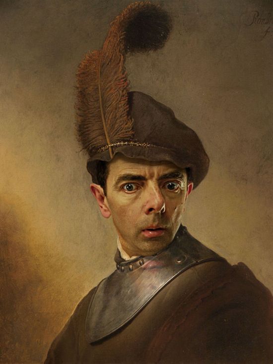 Mr. Bean kifigurázta a legendás festményeket