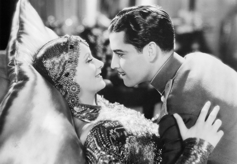 Greta Garbo és Ramon Novarro a Mata Hari c. filmben