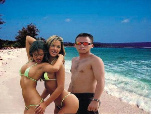 Vicces fotók: lúzer pasik, akik barátnőt photoshopoltak maguknak