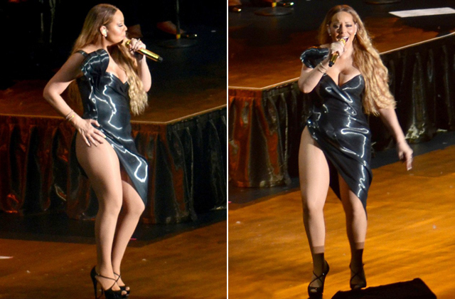 Mariah Carey már megint kínosat villantott