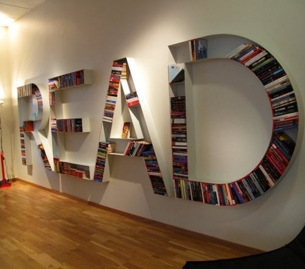 15 elképesztően ötletes könyvespolc