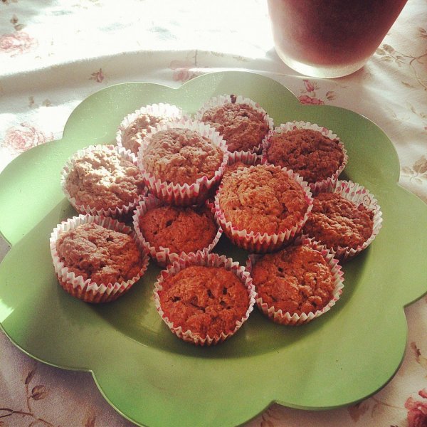 Egészséges és finom: zabpelyhes muffinok