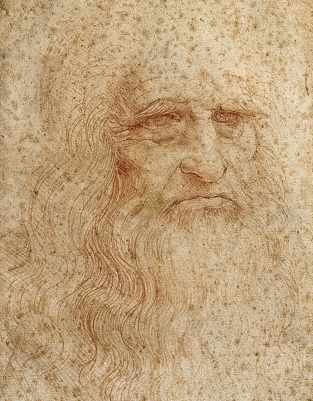 Íme a misztikus erejű Leonardo önarckép, amit Hitler elől kellett rejtegetni