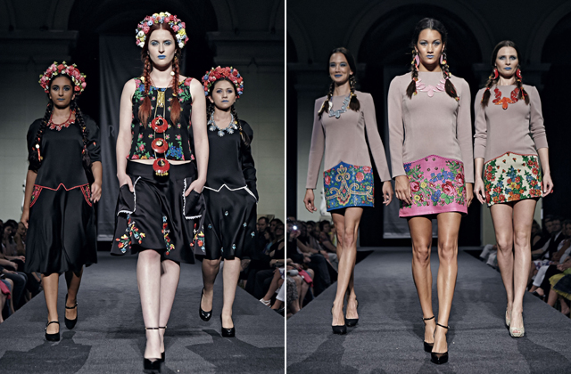 Tradicionális roma motívumok a Marie Claire Fashion Days kifutóján
