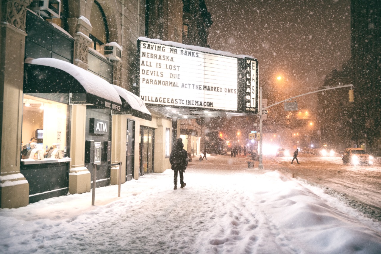 Csodás fotók a havas New Yorkról