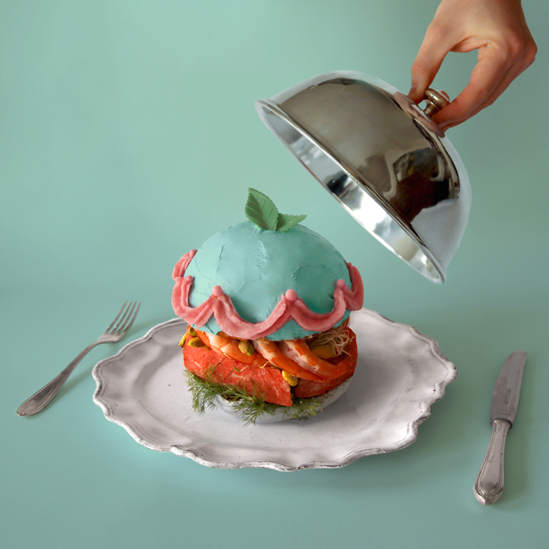 Hamburger 12 szerepben - bizarr ételfotók