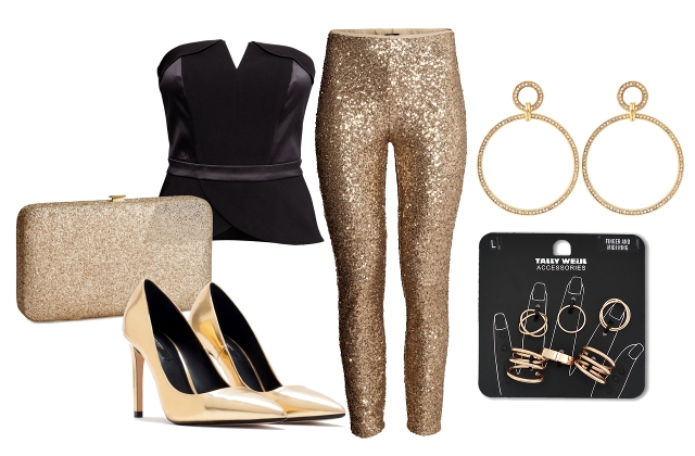 Nadrág, top, táska: H&M, cipő: Zara, gyűrűk: Tally Weijl, fülbevaló: Bijou Brigitte