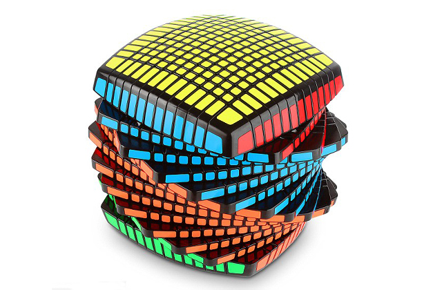 1014 elemből álló Rubik-kockát készítettek