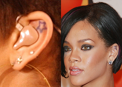 Különleges és bámulatos tetoválásokat gyűjt testén Rihanna
