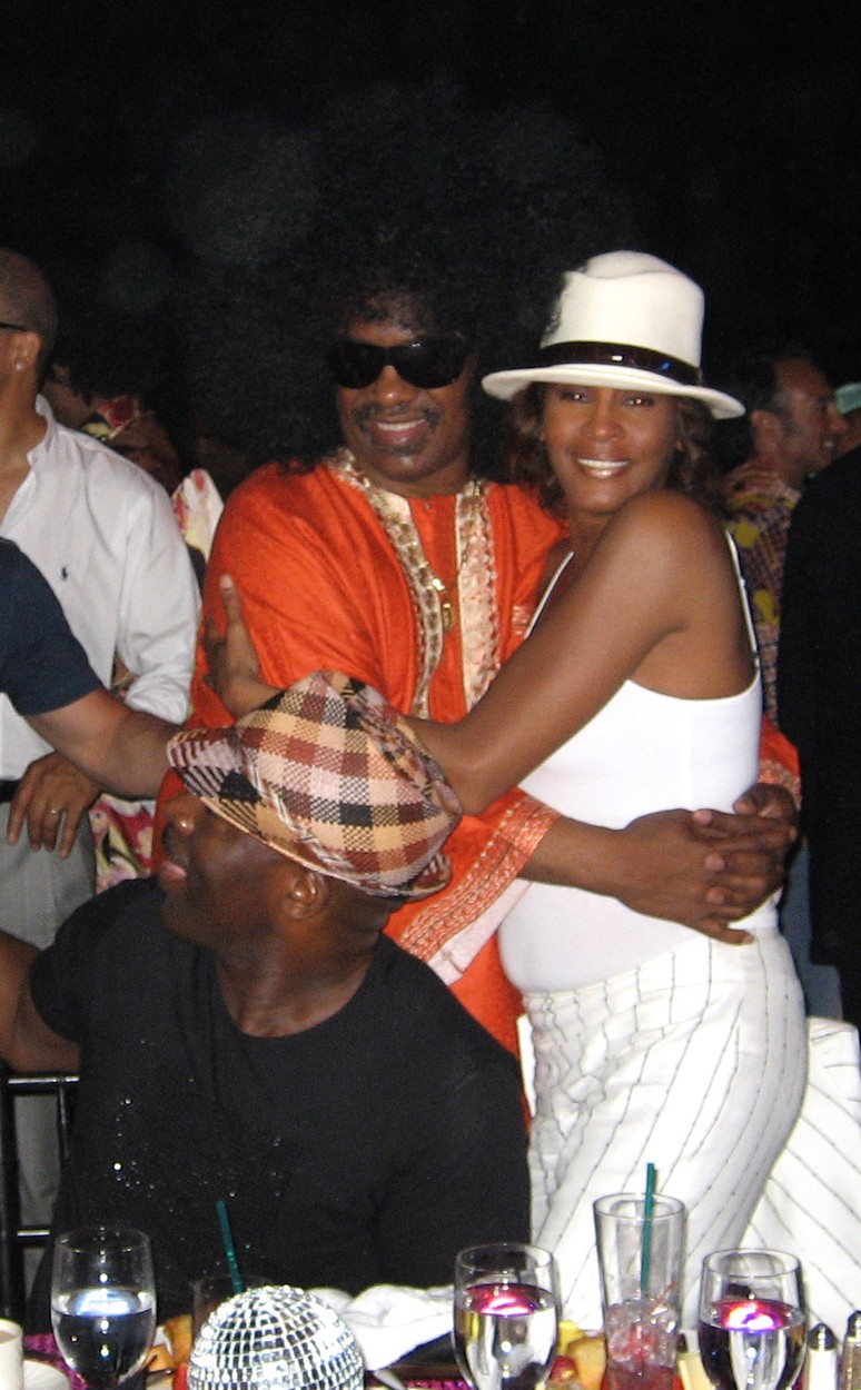 2007-ben Stevie Wonderrel egy hetvenes évek partin