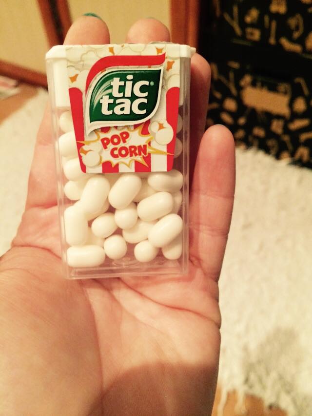 Kipróbáltam a Popcorn ízű Tic Tacot