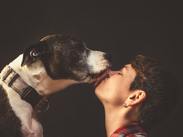 Kutyáikkal csókolóznak a gazdik: undorító vagy bensőséges?