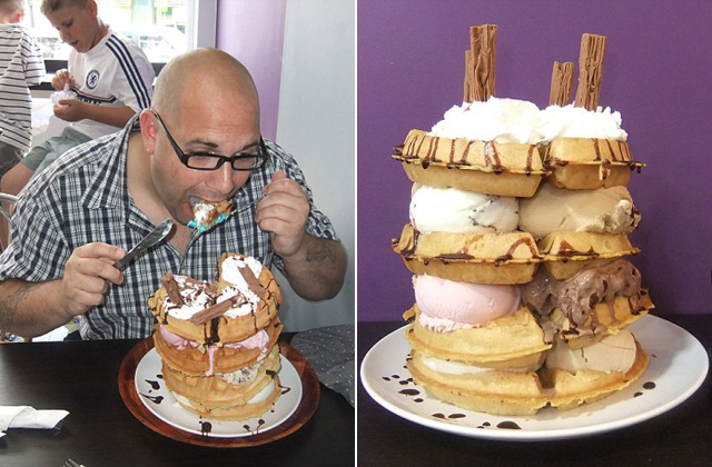 Így néz ki egy 5000 kalóriás desszert - fotók