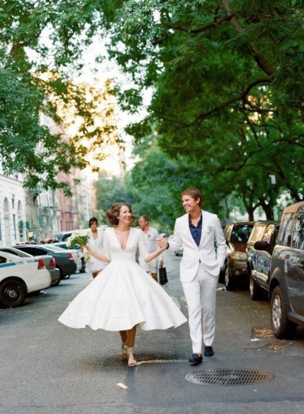 20 csodás rövid menyasszonyi ruha