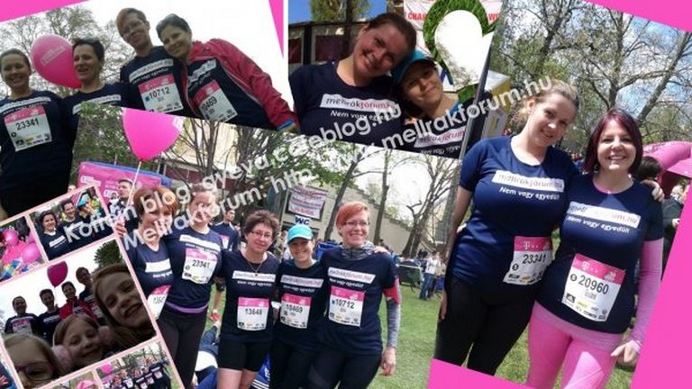 6 lány erőt próbáló futása a mellrák megelőzéséért