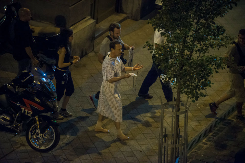 Tom Hanks pizsamában rohangált Budapesten