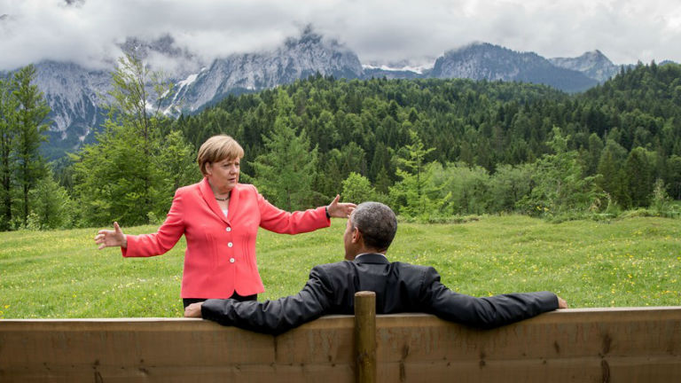 Mém lett Angela Merkelből a klímacsúcs után - fotó