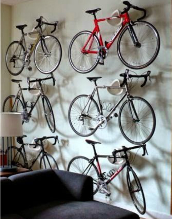 Bicikli, bicikli hátán, mégsem foglalnak túl sok helyet. Fotó: pinterest.com