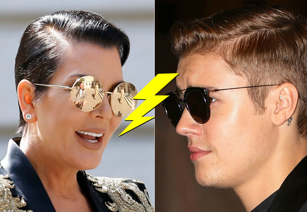 Csodálatos divatbaki: Justin Biebernek öltözött Kris Jenner