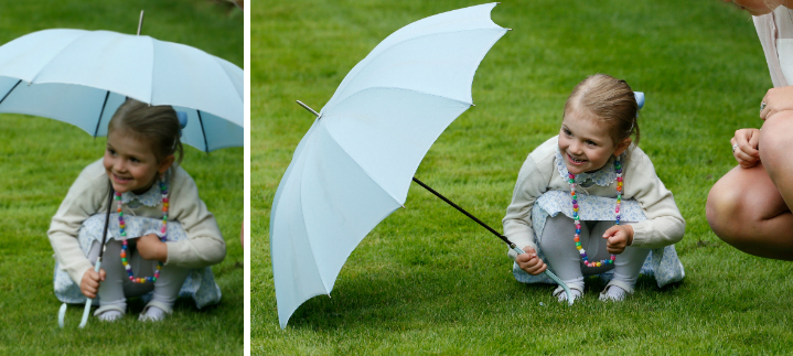 Elámulsz, hogy szórakoztatta a fotósokat  Viktóia hercegnő 3 éves kislánya