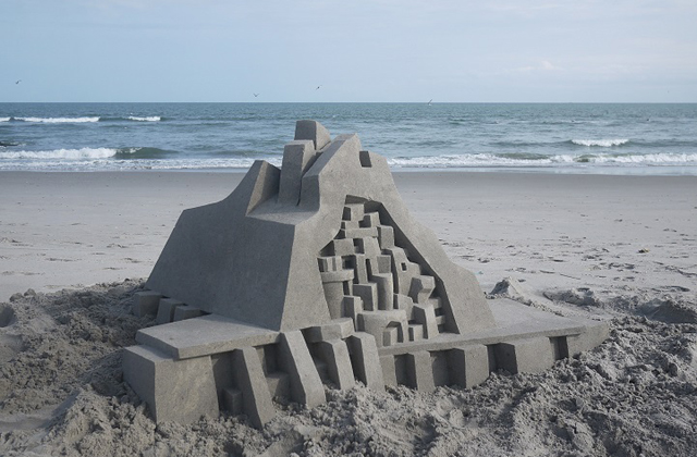 Ilyen az, ha egy művész épít homokvárakat - képek