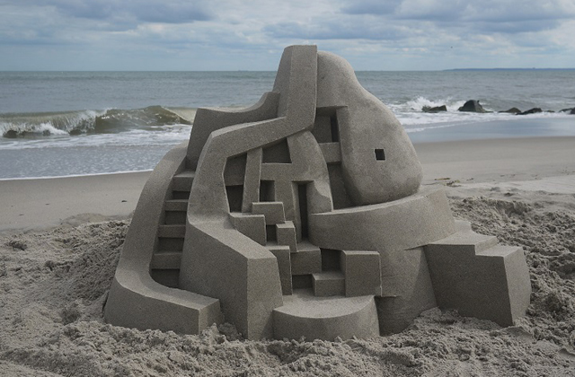 Ilyen az, ha egy művész épít homokvárakat - képek