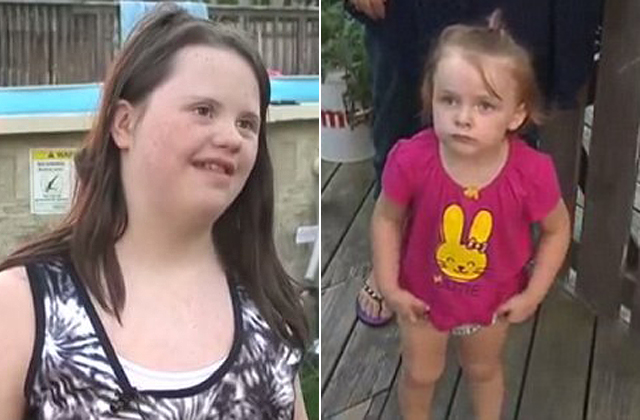 Megmentette kishúga életét a Down-szindrómás lány