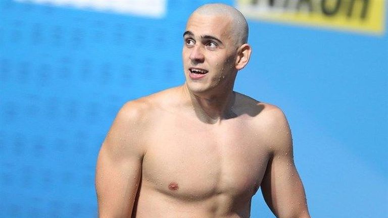 Cseh László 100 méter pillangón úszott döntőt