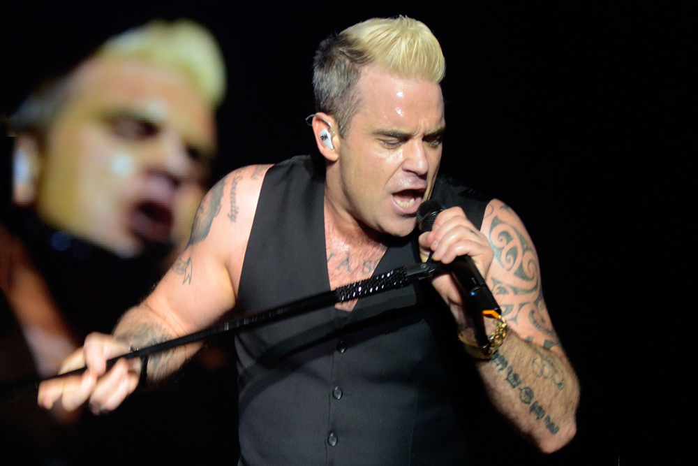 Robbie Williams-nél jobb drog nem kell