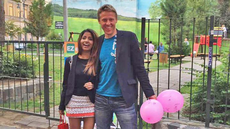 Gunnar és barátnője Caroline Budapesten ünnepelték a világutazó 40. születésnapját
