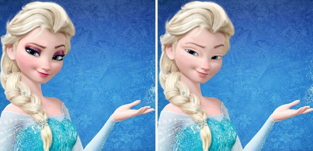 Így néznének ki a Disney hercegnők smink nélkül 