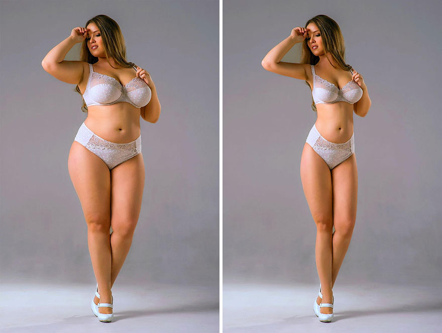 Photoshoppal ösztönzik a nőket a fogyásra
