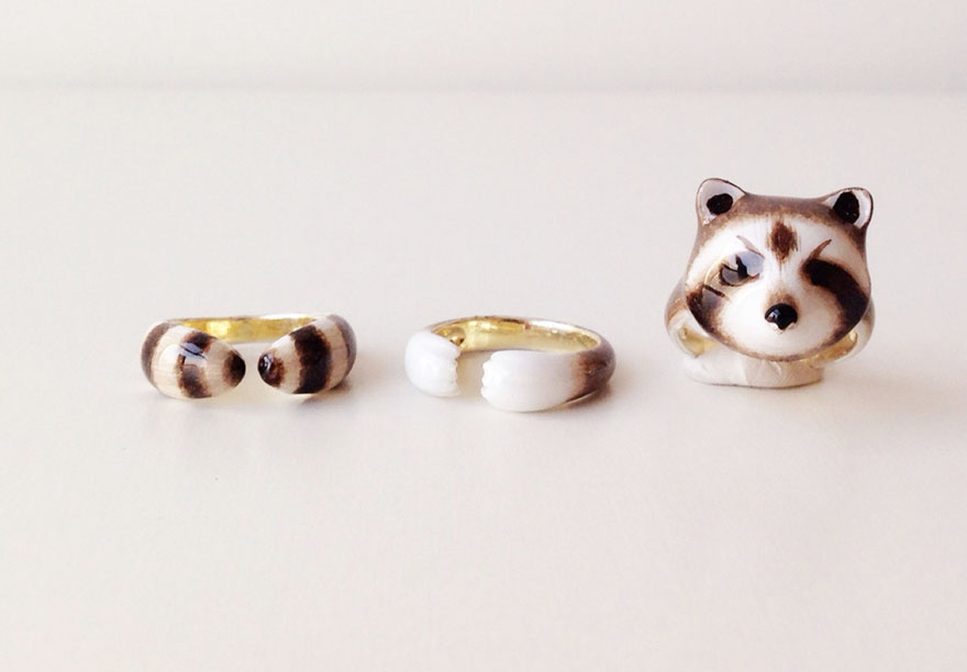 Fantasztikusan kreatív állatos gyűrűket készít egy ékszerész