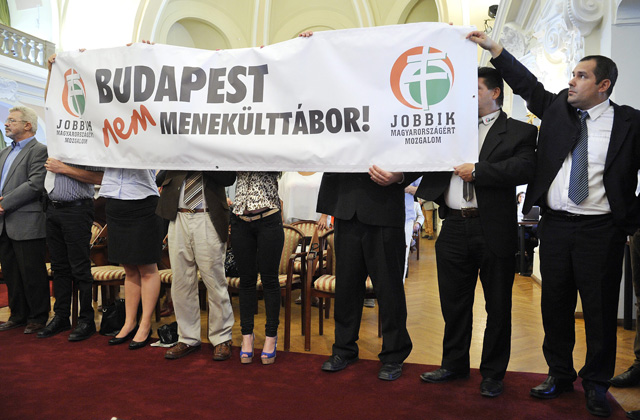 A Jobbik aktivistái 
