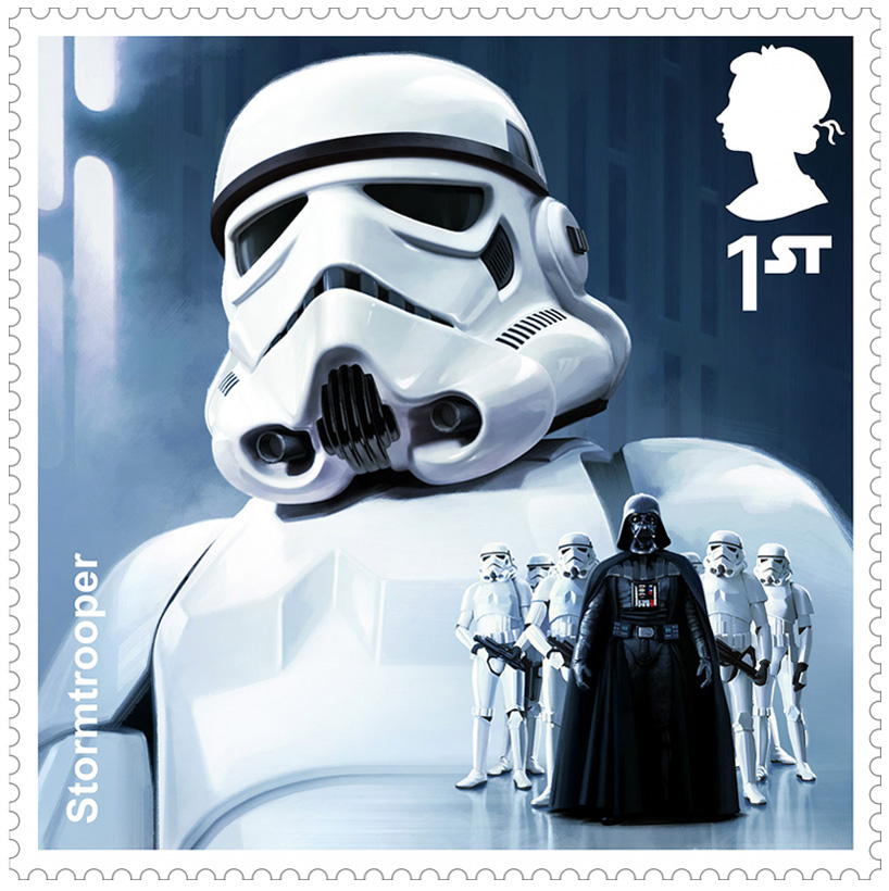 Az elképesztően király Star Warsos bélyegekkel még az űrbe is írhatsz levelet