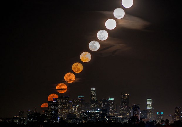 11 gyönyörű fotó egy képen - Los Angeles fölött az ég