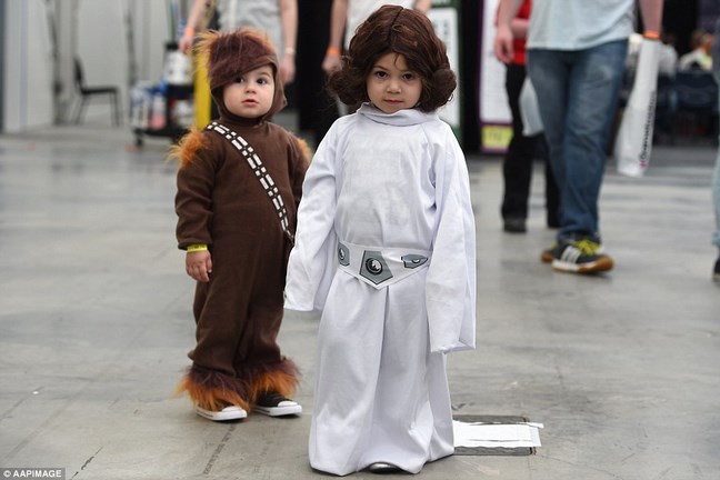 Mini Chewbacca és Leia hercegnő aratott az ausztrál jelmezversenyen