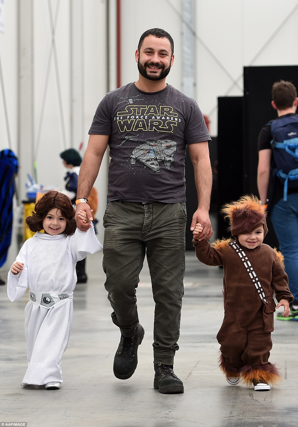 Mini Chewbacca és Leia hercegnő aratott az ausztrál jelmezversenyen